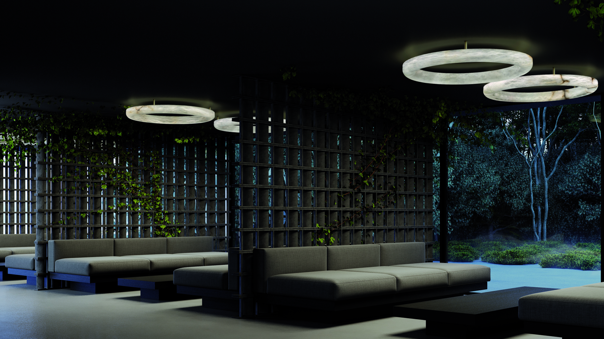 HALO MET PIJP hanglamp - Afbeelding 3