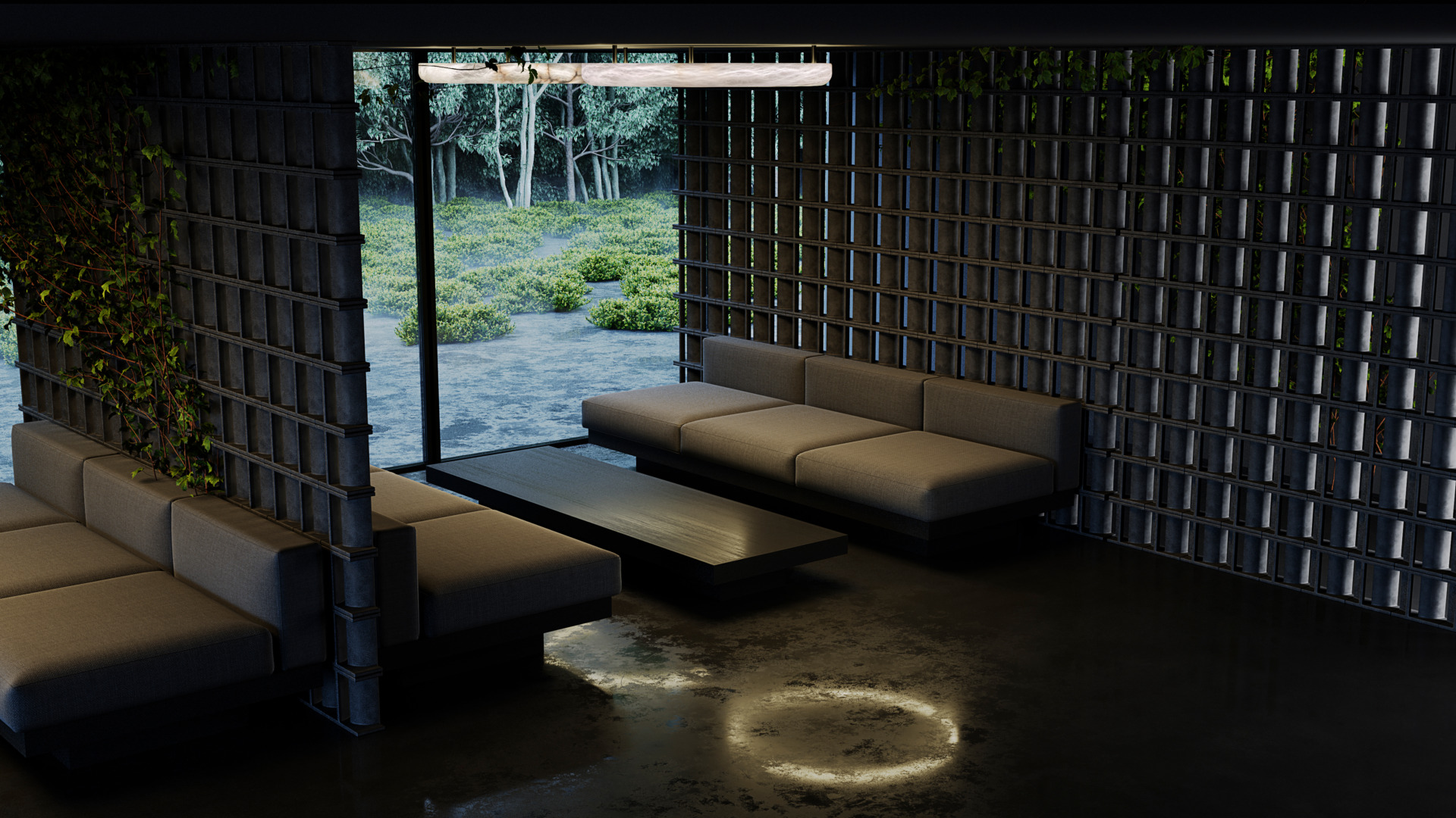 HALO MET PIJP hanglamp